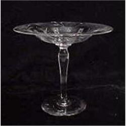 Beautiful Libbey Gravic Cut Glass Compote #1367936