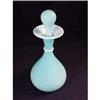 Image 1 : Powder Blue Handblown Cologne Bottle #1367948