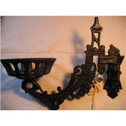 Cast Iron Plant Holder/Lamp Arm, Victorian #1367991