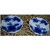 Image 1 : English Floral Flow Blue Pattern Butter Pats #1368016