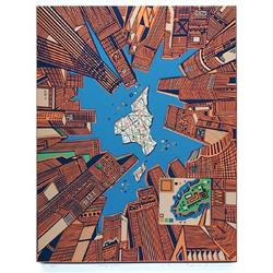 Risabura Kimura S/N Serigraph City Abstract #1368080