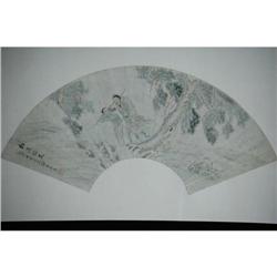 20th Century Chinese Fan Painting #1368099