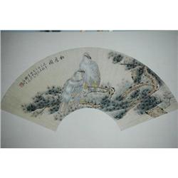 20th Century Chinese Fan Painting #1368103