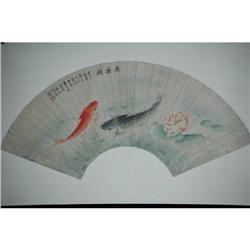 20th Century Chinese Fan Painting #1368105