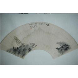 20th Century Chinese Fan Painting #1368107