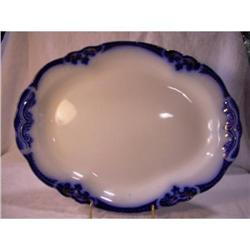 W.H. Grindley & Co. Flow Blue Platter #1368120