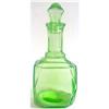 Image 1 : Hocking Grn Depression Glass Art Deco Decanter #1368283