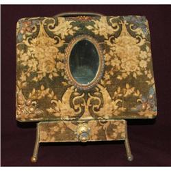 Antique Victorian Velvet Photo Album & Stand  #1368498