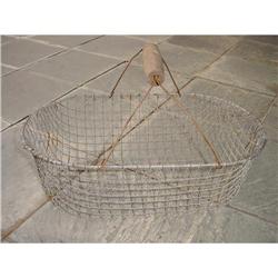 Old French wire eggs collector basket  Cir.1920#1368608