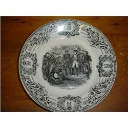 Set of 3 plates "Napoleon" by Boch #1368615