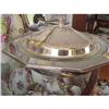 Image 1 : GORGEOUS ANTIQUE SILVERPLATE FOOTED LIDDED DISH#1368976