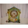 Image 1 : ANSONIA -ROYAL BONN CLOCK BLUE'S/GREENS & #1388981