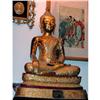 Image 1 : GILT BRONZE 19th c. SEATED THAI BUDDHA #1389118