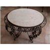 Image 1 : Iron/Marble French Table #1389184