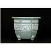 Image 1 : Old Japanese Celadon Imari Relief Lg Planter #1389315