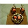 Image 1 : Outstanding Victorian Coral and 14Kt Yellow #1389389