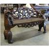 Image 1 : OUTSTANDING CARVED BLACK FOREST VICTORIAN BENCH#1389618