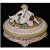 Image 1 : Bisque Porcelain Lidded Box with Figures of #1420915