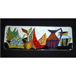 Italian Hand-Painted Wall Plaque #1421441