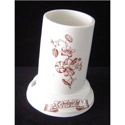 Victorian Transferware Toothbrush Holder #1421442