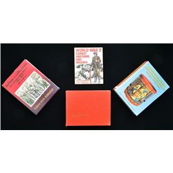 4 DESIRABLE MILITARY COLLECTOR REFERENCE BOOKS.