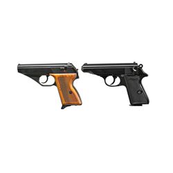 MAUSER HSc & WALTHER PP SEMI-AUTO PISTOLS.