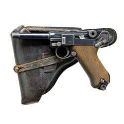 DWM NAVY REWORK LUGER SEMI-AUTO PISTOL.