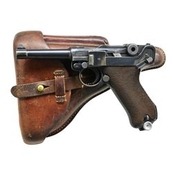 MAUSER BANNER 1939 POLICE LUGER SEMI-AUTO PISTOL.