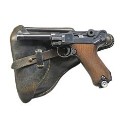 MAUSER BANNER 1941 POLICE LUGER SEMI-AUTO PISTOL.