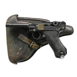MAUSER byf CODE LUGER SEMI AUTO PISTOL.