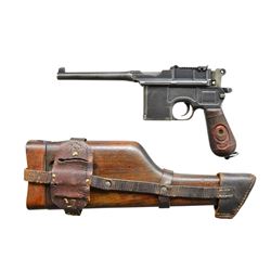 MAUSER M1896 RED NINE SEMI-AUTO PISTOL RIG.