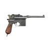 Image 2 : MAUSER M1896 RED NINE SEMI-AUTO PISTOL RIG.