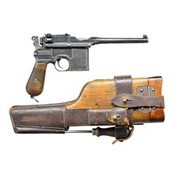MAUSER MODEL 1896 SEMI-AUTO PISTOL RIG.