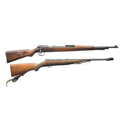 2 GERMAN RIMFIRE RIFLES.