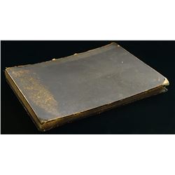 DOCUMENTED BOOK REMOVED FROM HITLER'S COURTYARD