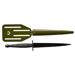 VERY RARE & MINT WW2 OSS STILLETO W/ PANCAKE