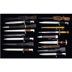 WWII GERMAN DAGGERS & BAYONETS.