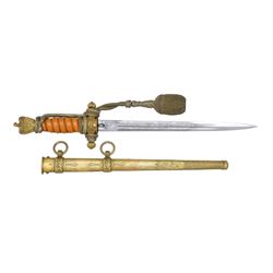 WWII GERMAN NAVAL OFFICERS DAGGER.