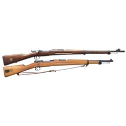 TWO BOLT ACTION RIFLES.