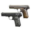 Image 1 : 2 COLT 1903 POCKET HAMMERLESS SEMI AUTO PISTOLS.