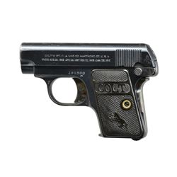 COLT 1908 VEST POCKET SEMI AUTO PISTOL.