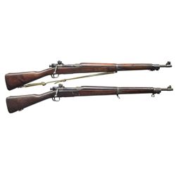 2 US 1903A3 WW2 BOLT ACTION RIFLES.