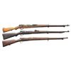 Image 1 : 3 MILITARY BOLT ACTION RIFLES.
