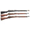 Image 1 : 3 JAPANESE WWII BOLT ACTION RIFLES.
