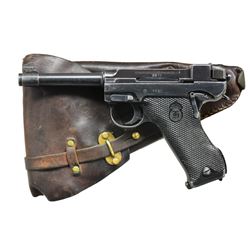 HUSQVARNA MODEL 40 LAHTI SEMI-AUTO PISTOL.