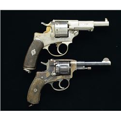 FRENCH MODEL 1873 & RUSSIAN MODEL 1895 REVOLVERS.