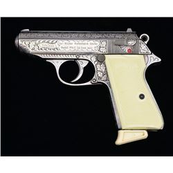 POST WAR OAK LEAF MOTIF ENGRAVED SILVER PLATED