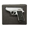 Image 1 : STAINLESS MANURHIN WALTHER PPK/S SEMI AUTO PISTOL.