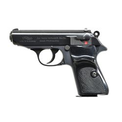 WEST GERMAN 22 LR WALTHER PPK/S SEMI AUTO PISTOL.