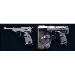 PAIR OF POST WAR P38 TYPE PISTOLS.
